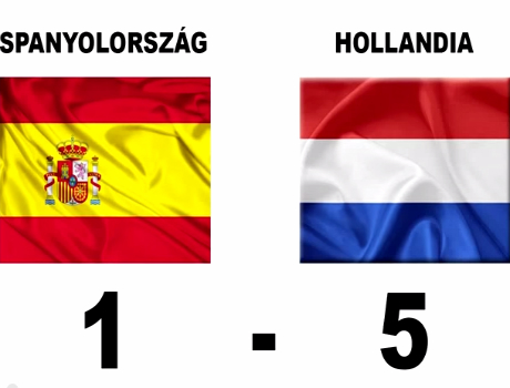 Spanyol Holland gólok 2014 foci Vb