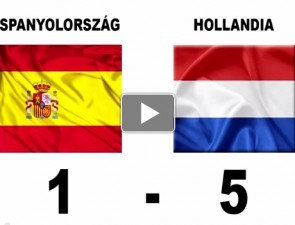 Spanyol Holland gólok 2014 foci Vb